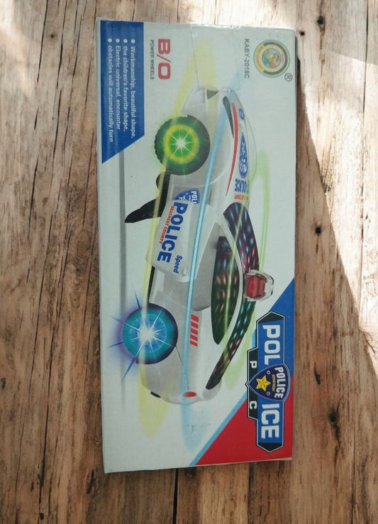 Police car with lights