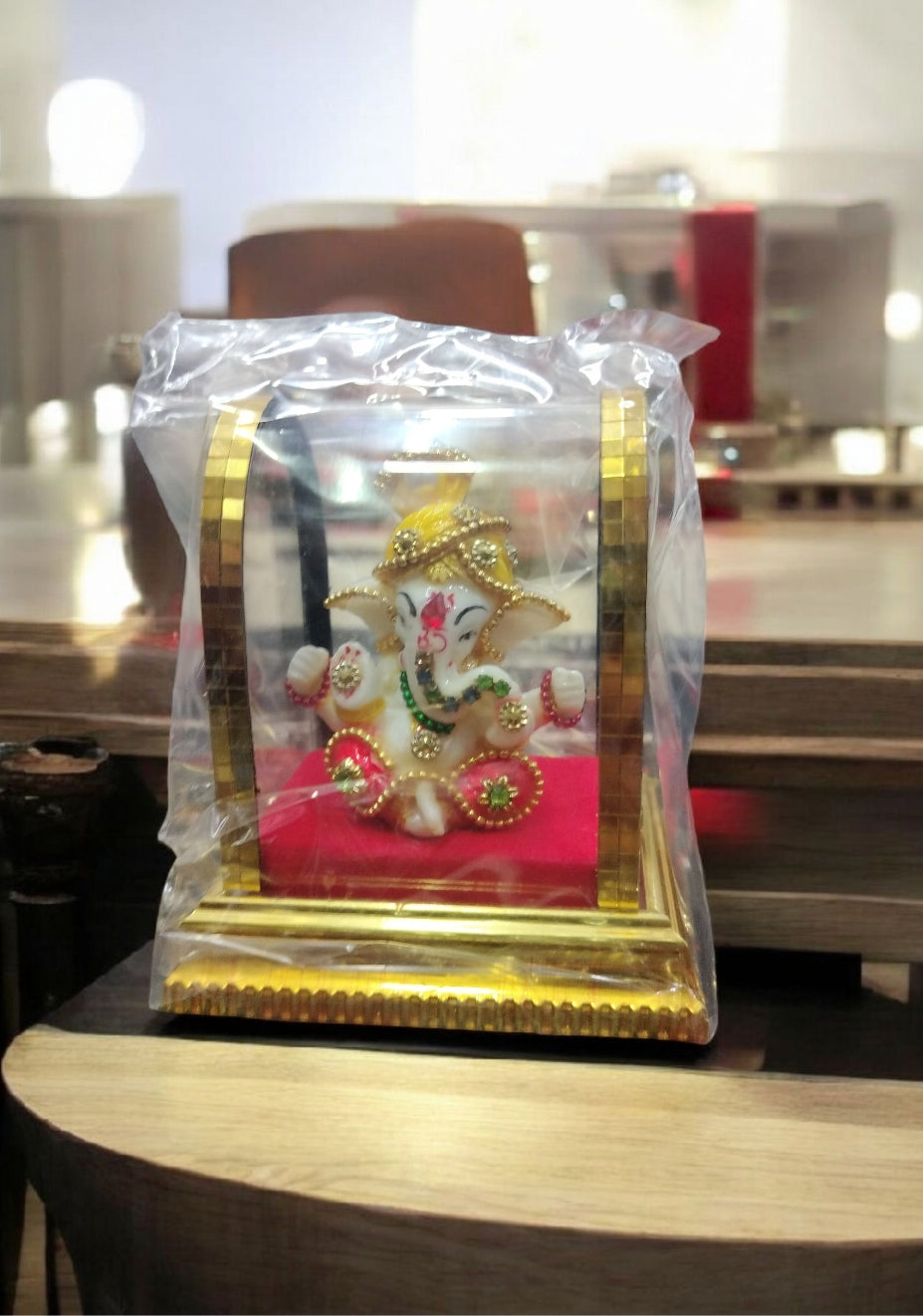 Ganesh idol with box 3 inchs
