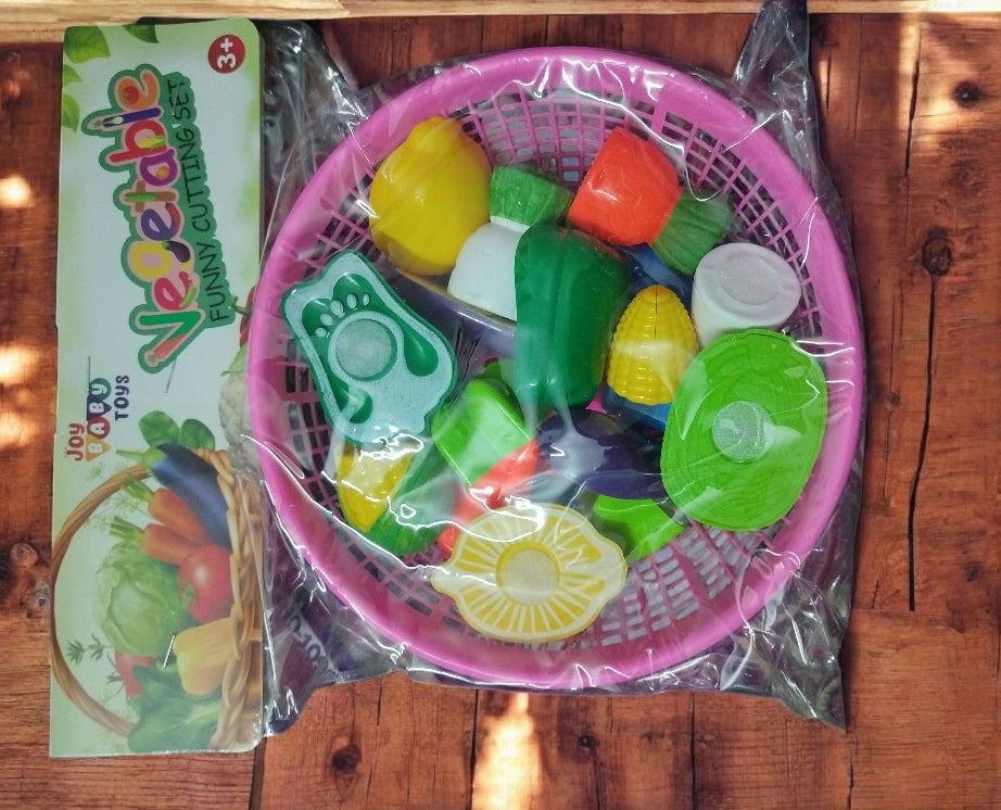 Vegetables funny cutting set toy