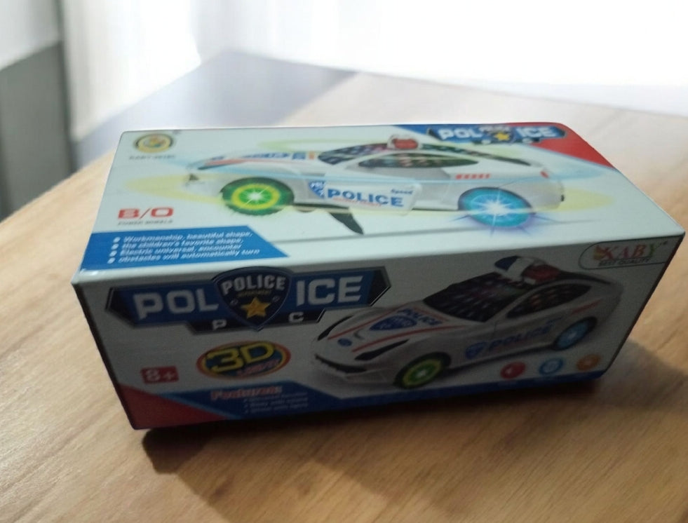 Police car with lights