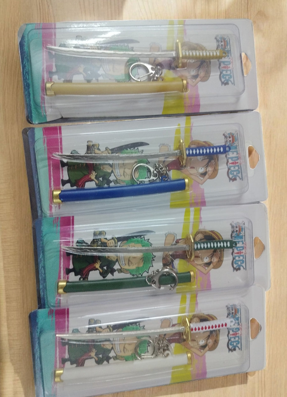Katana keychain 4inch different color 1 piece