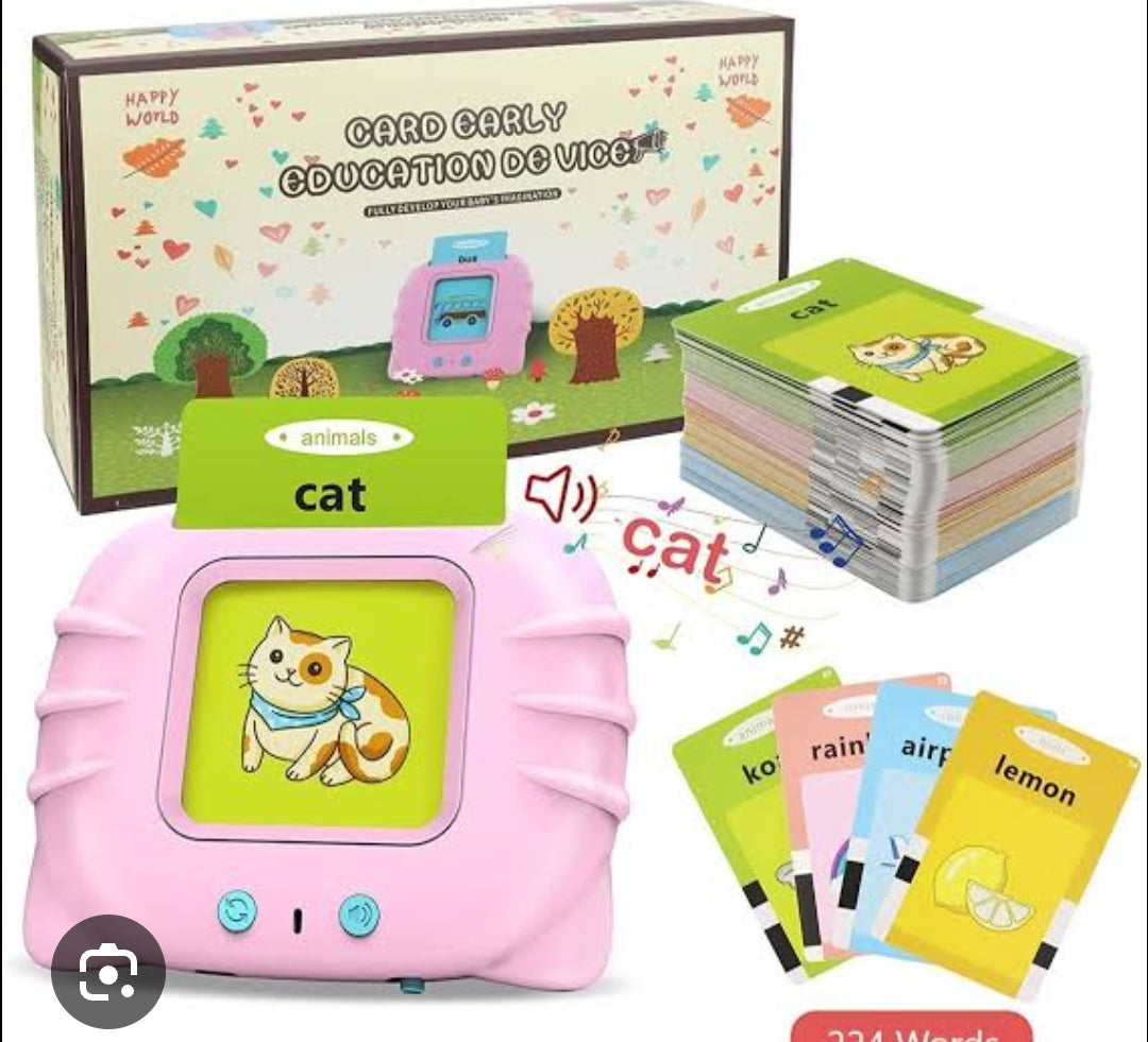 Education talking flash cards