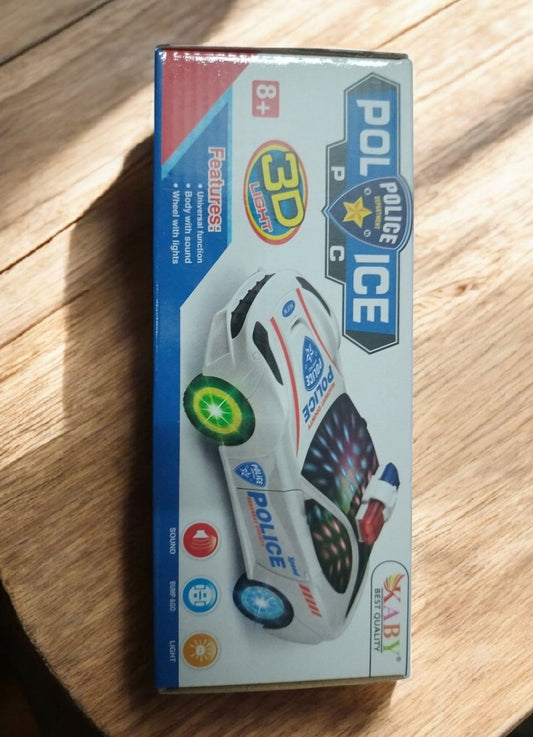 Police car with lights
