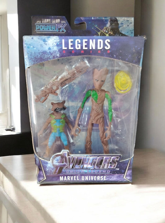 Groot and rakoon action figure 6 inch toy