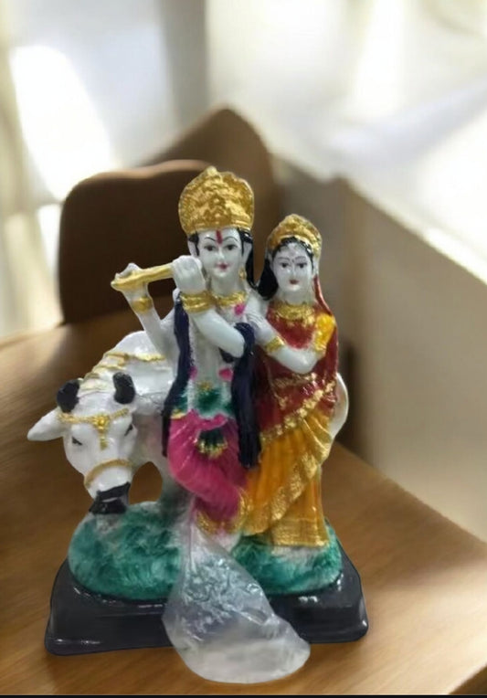 Radha krishna statue  7 inch