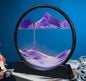 Big creative moving sand art 10 inch violet color