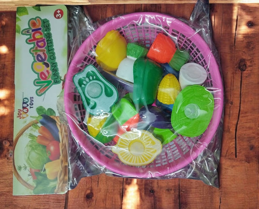 Vegetables funny cutting set toy