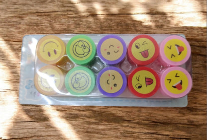 Kids playing stamps mix design  2 pieces